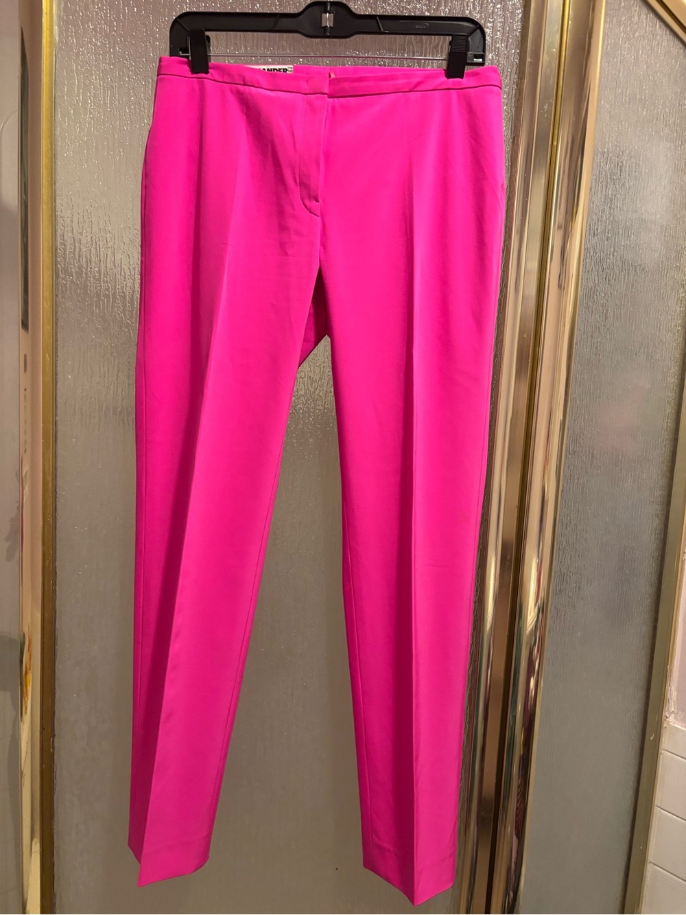 Jil Sander Italian Hot Pink Tailored Ponte Pants Size 36EU